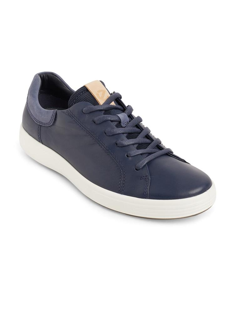 ECCO Men Blue Smart Casual Leather Sneaker