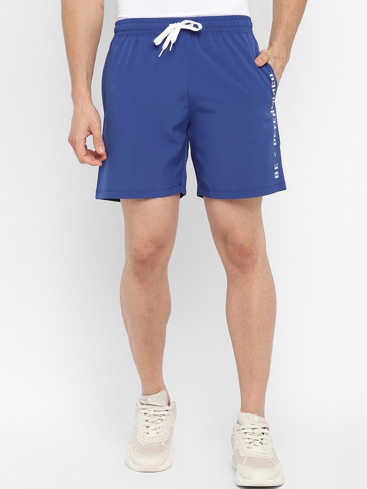 Yuuki Men Blue Training or Gym Sports Shorts with Antimicrobial Technology