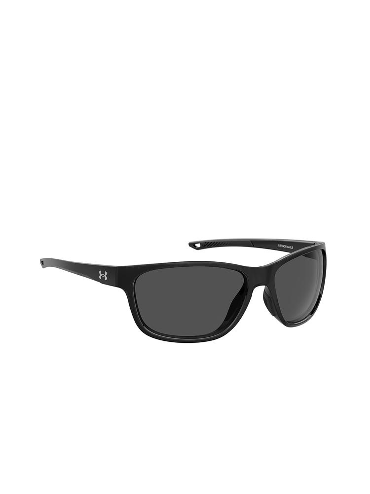 UNDER ARMOUR Grey Lens & Black Rectangle Sunglasses 20450080761KA