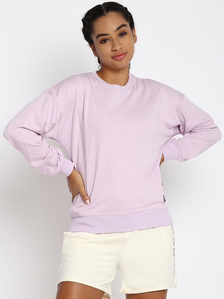 abof Women Purple Sweatshirt