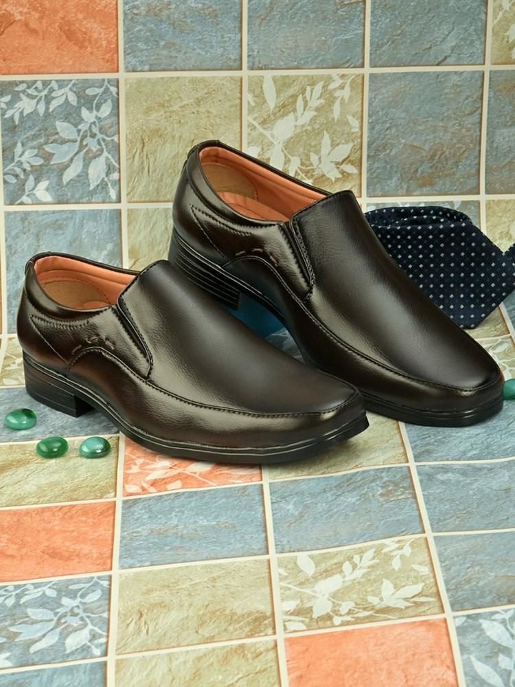 Sir Corbett Men Brown Semiformal Shoes