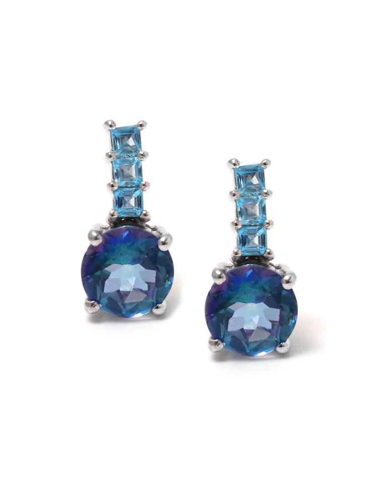 HIFLYER JEWELS Blue Contemporary Drop Earrings