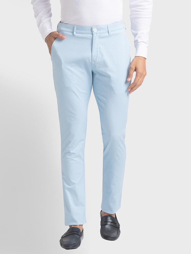 ColorPlus Men Blue Trousers