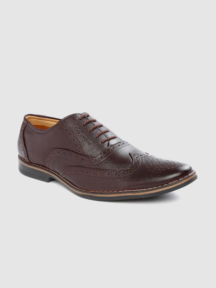 CLOG LONDON Brown Formal Leather Brogue Shoes