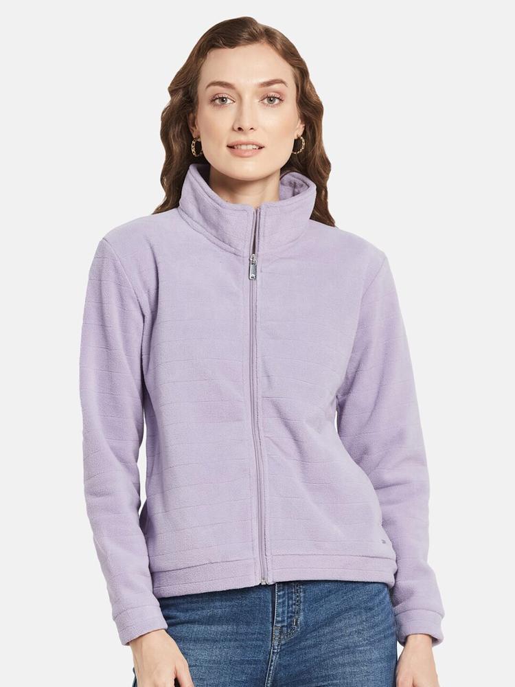 METTLE Women Purple Sweatshirt