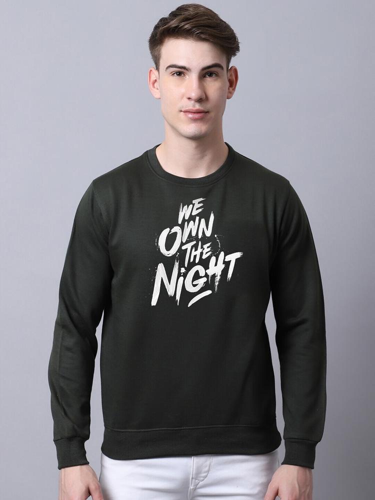 Obaan Men Typography Printed Sweatshirt