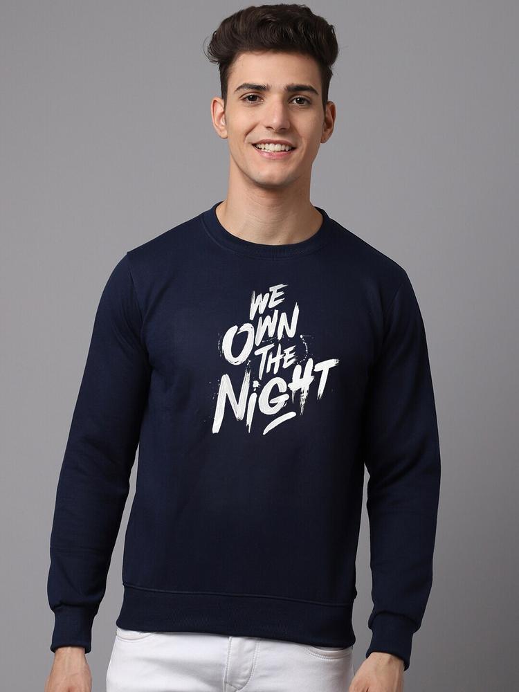 Obaan Men Typography Printed Sweatshirt