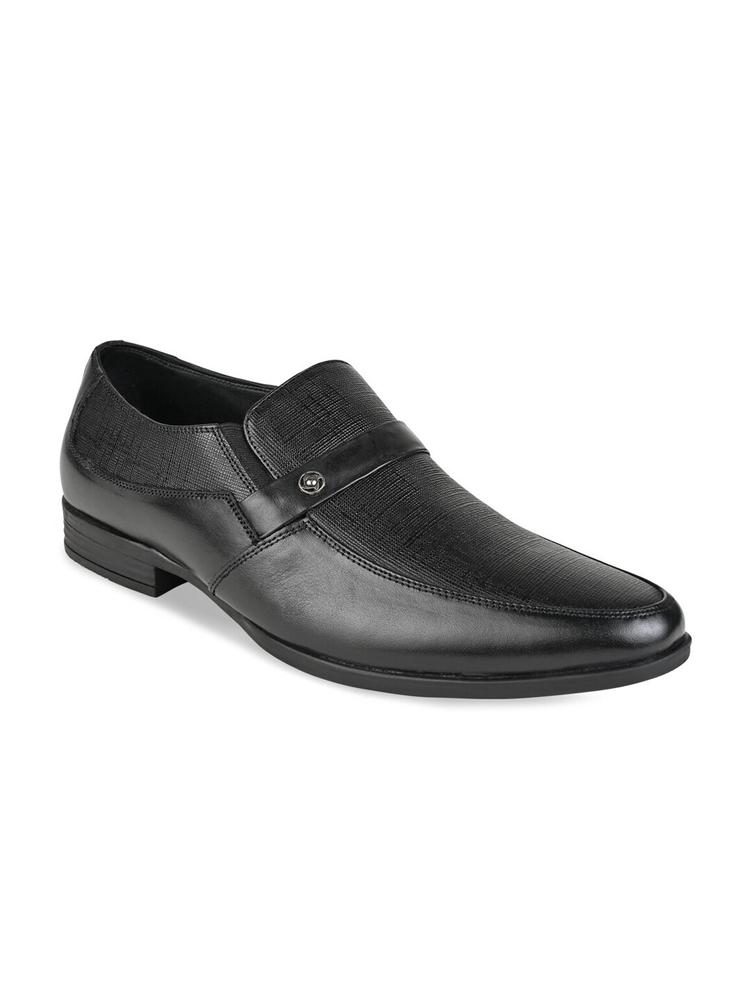 Regal Men Textured Leather Formal Slip-On Shoes