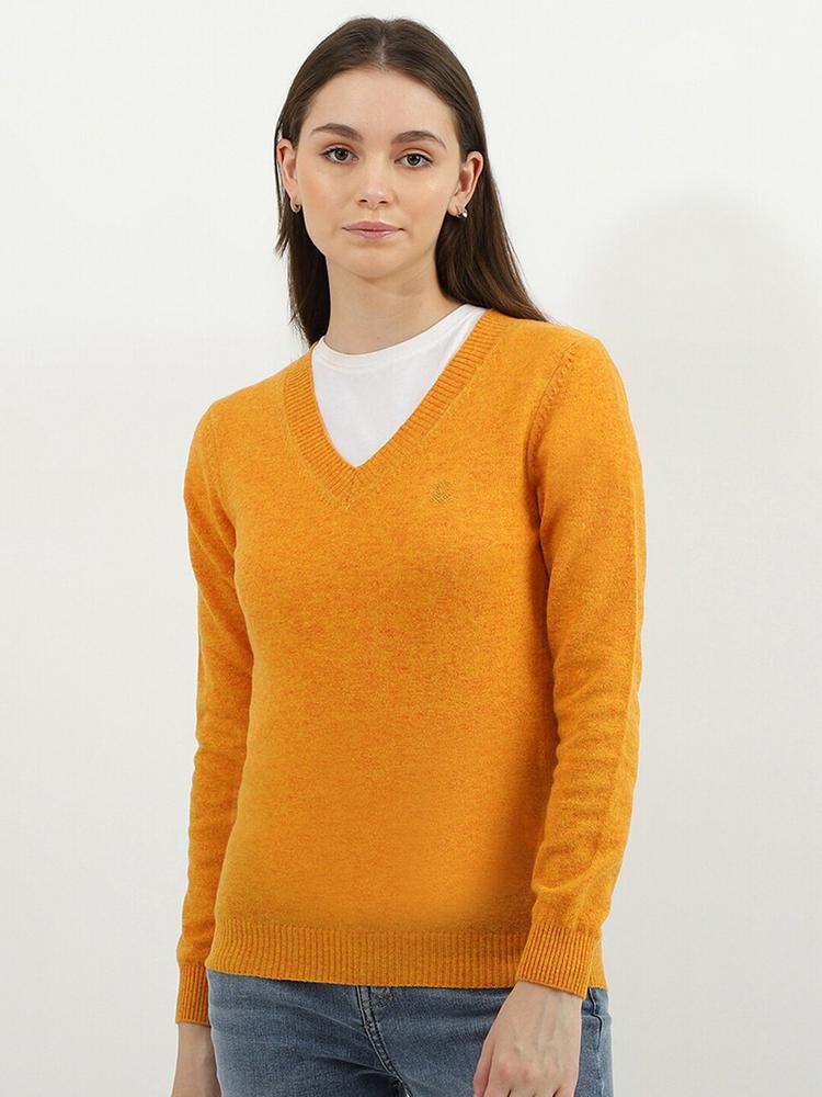 United Colors of Benetton Women Orange Pullover
