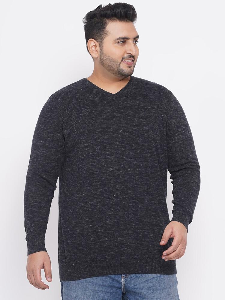Santonio Men Plus Size Grey Sweatshirt