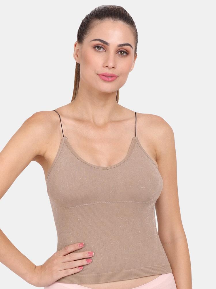 Amour Secret Women Nude Coloured Solid Padded Camisoles
