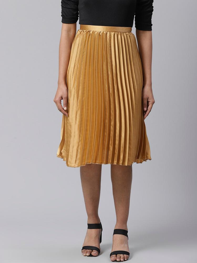Ives Accordion Pleated Flared A-Line Skirt