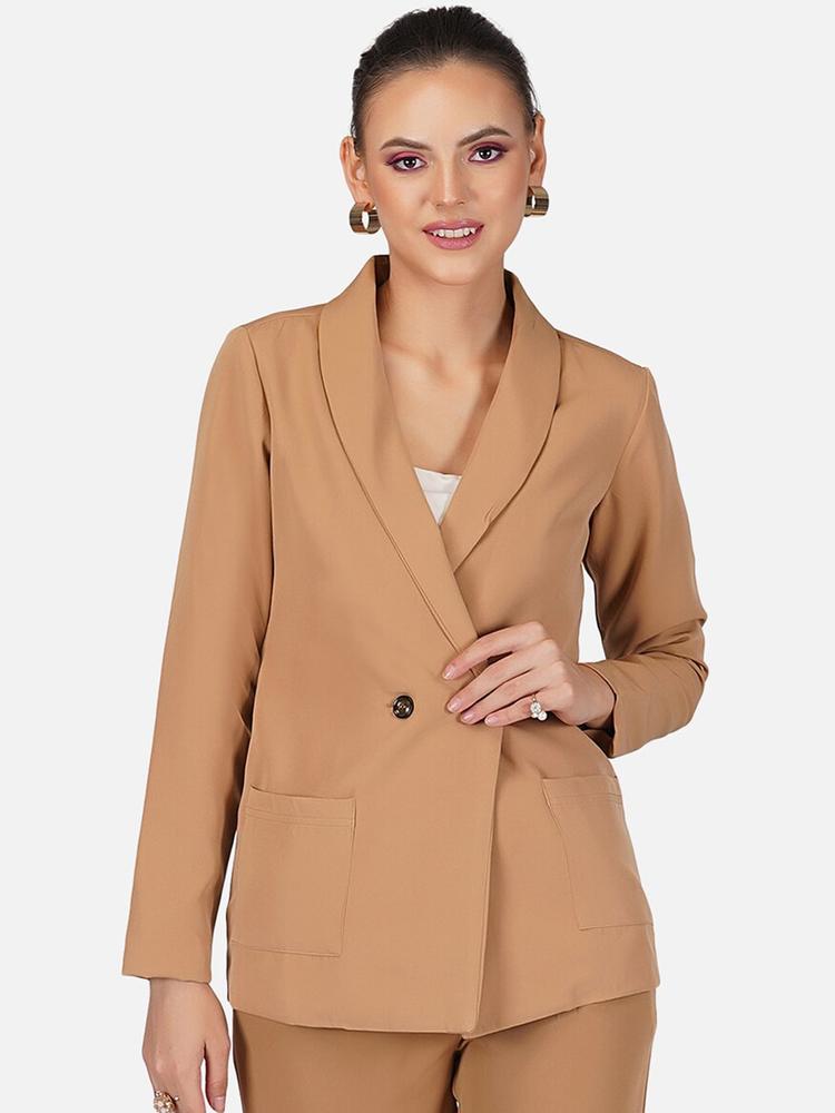 Tinted Woman Double-Breasted Blazer