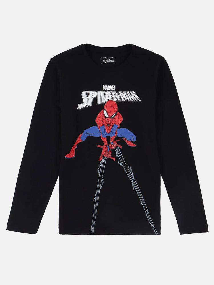 PROTEENS Spider-Man Printed Cotton T-shirt