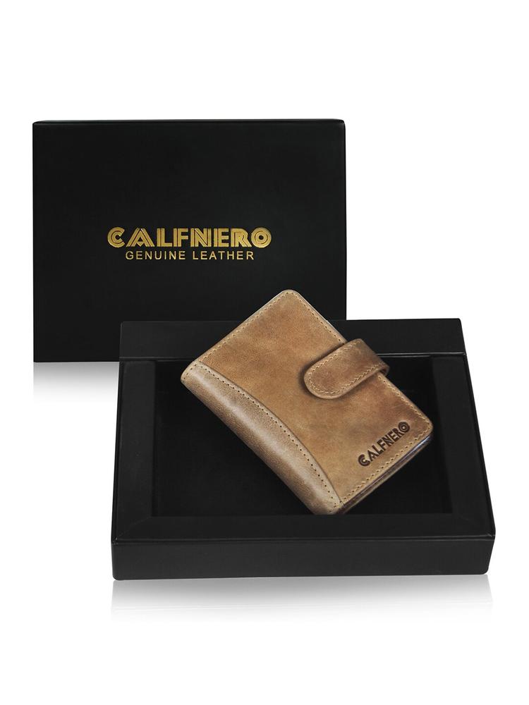 CALFNERO Unisex Leather Card Holder
