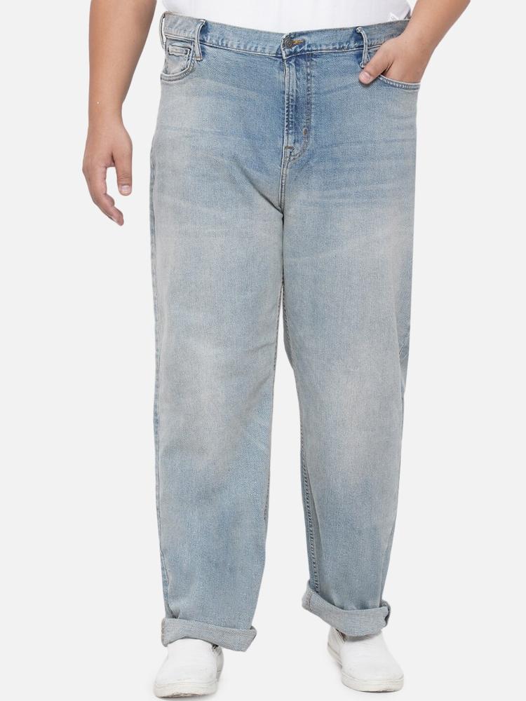 Santonio Men Cotton Cropped Heavy Fade Stretchable Jeans