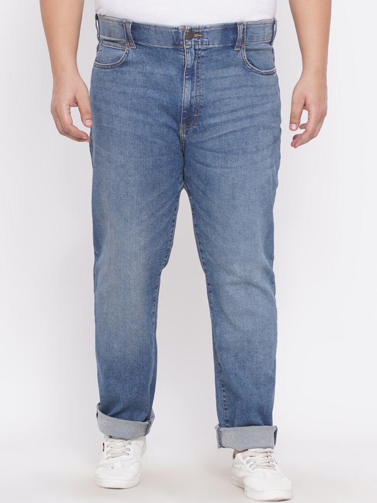 Santonio Men Cotton Cropped Heavy Fade Stretchable Jeans