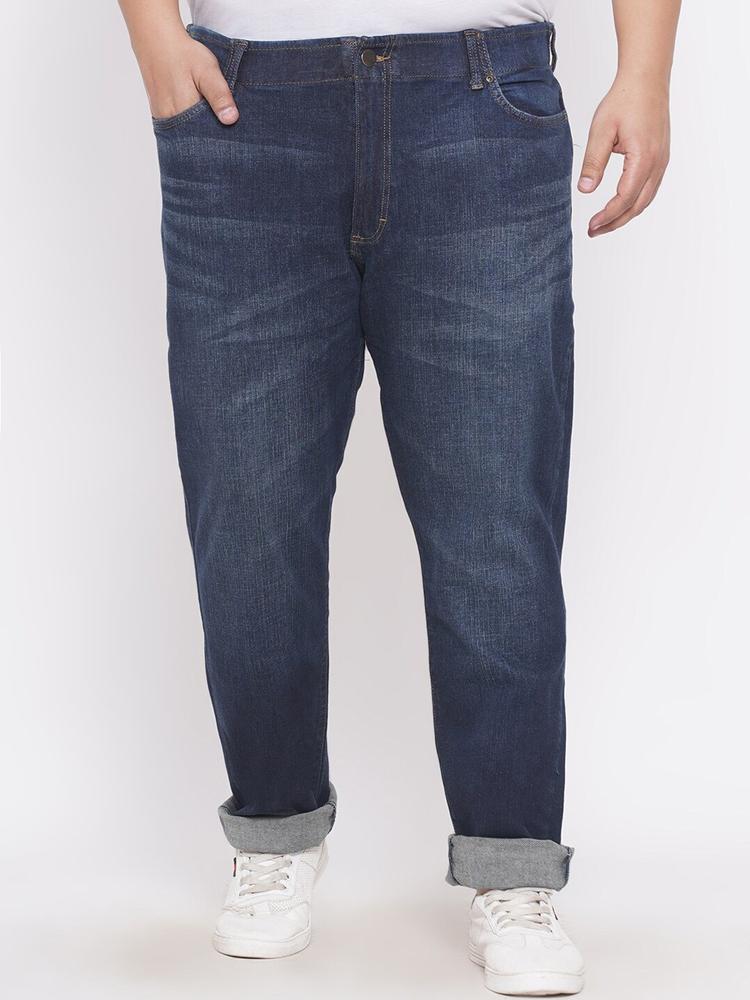 Santonio Men Cropped Light Fade Stretchable Jeans