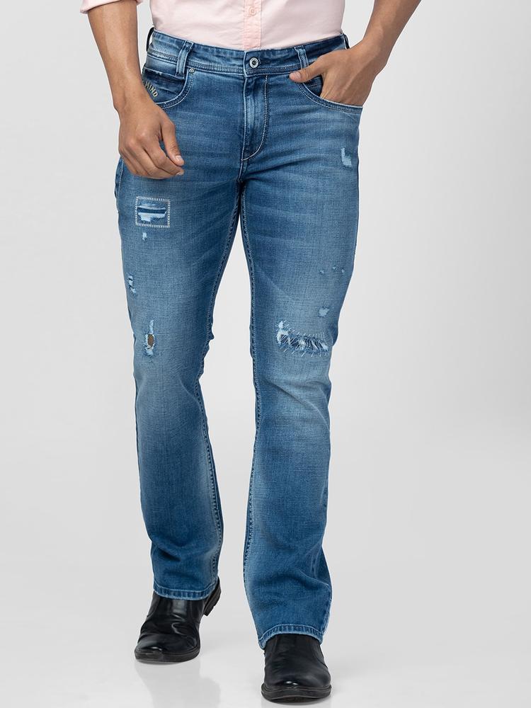 SPYKAR Men Relaxed Fit Mildly Distressed Heavy Fade Jeans