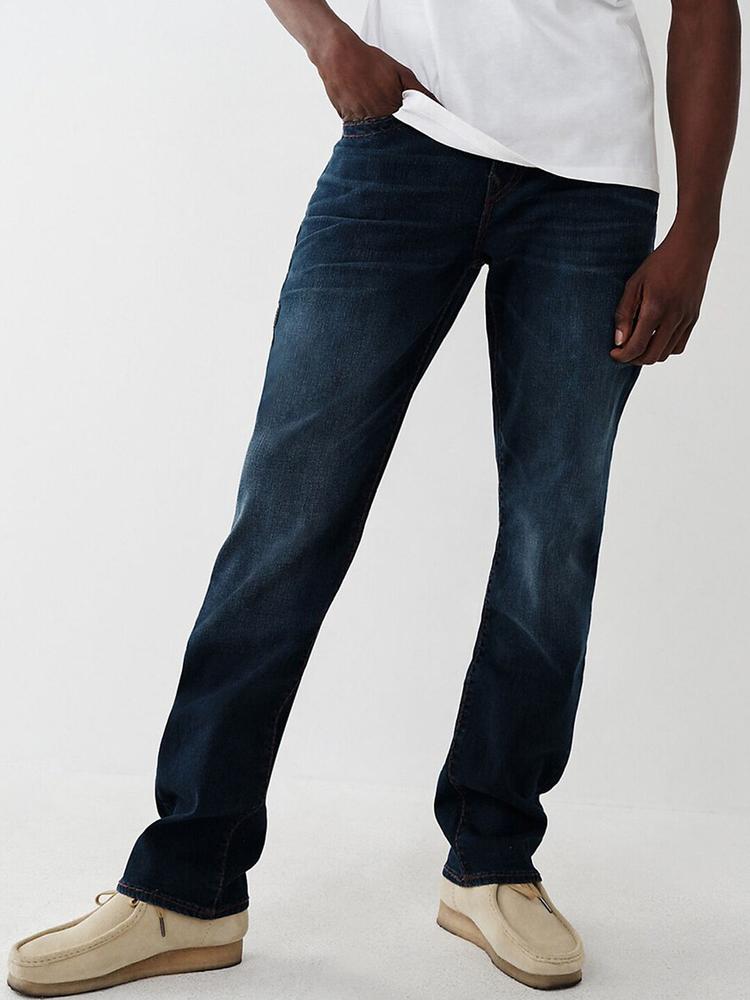 True Religion Men Straight Fit Light Fade Jeans