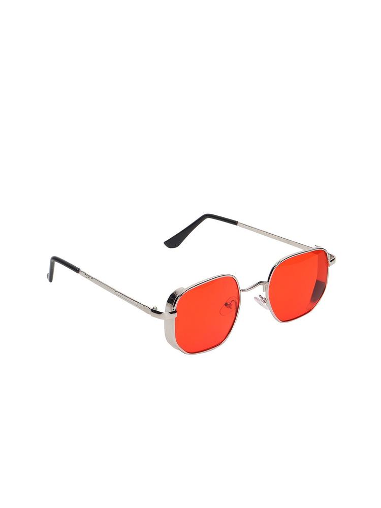 GARTH Square Sunglasses With UV Protected Lens N-RED_PGRT_GEO