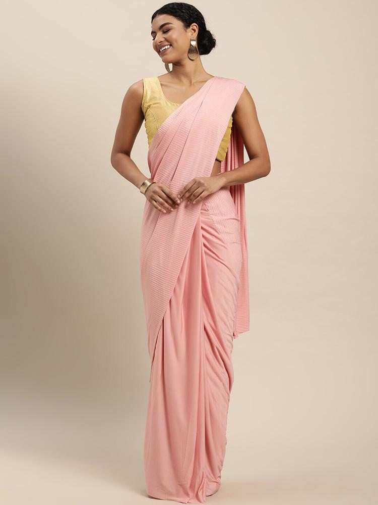 VAIRAGEE Voile Saree With Stitched Blouse