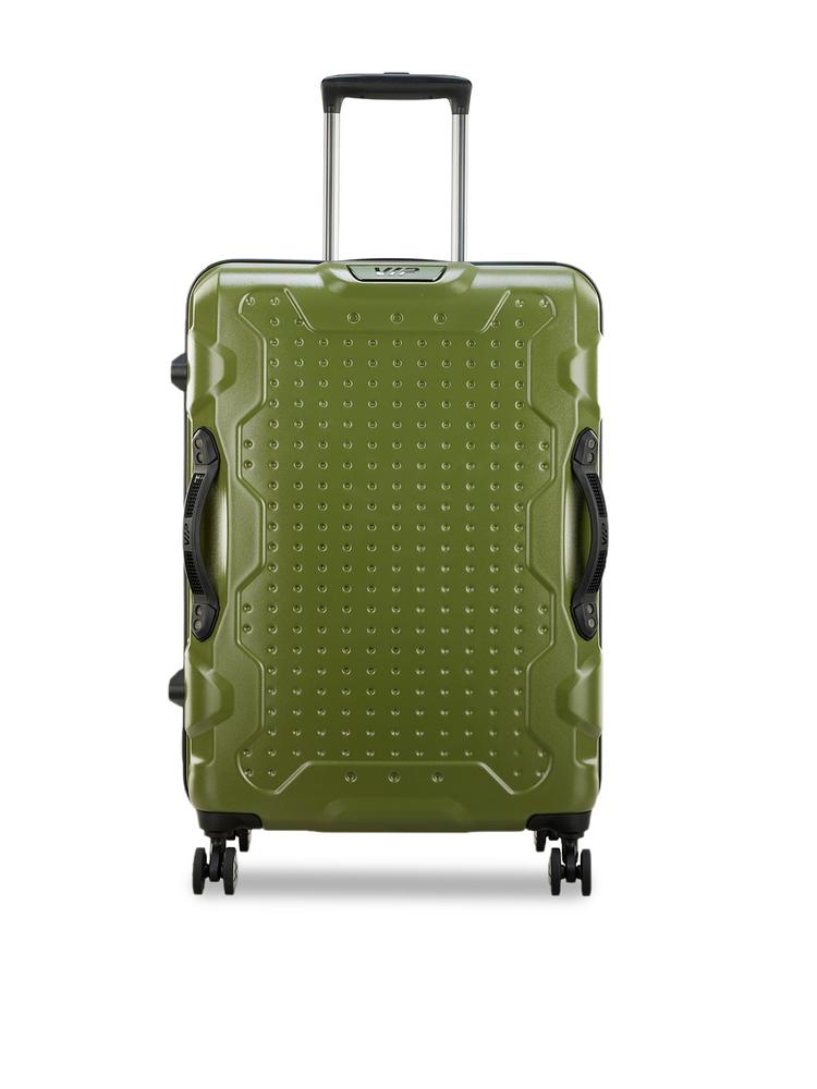 VIP Textured Hard-Sided Medium Trolley Suitcase