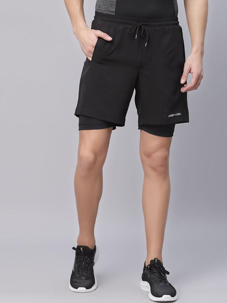 JUMP USA Men Outdoor Sports Shorts with e-Dry Technology