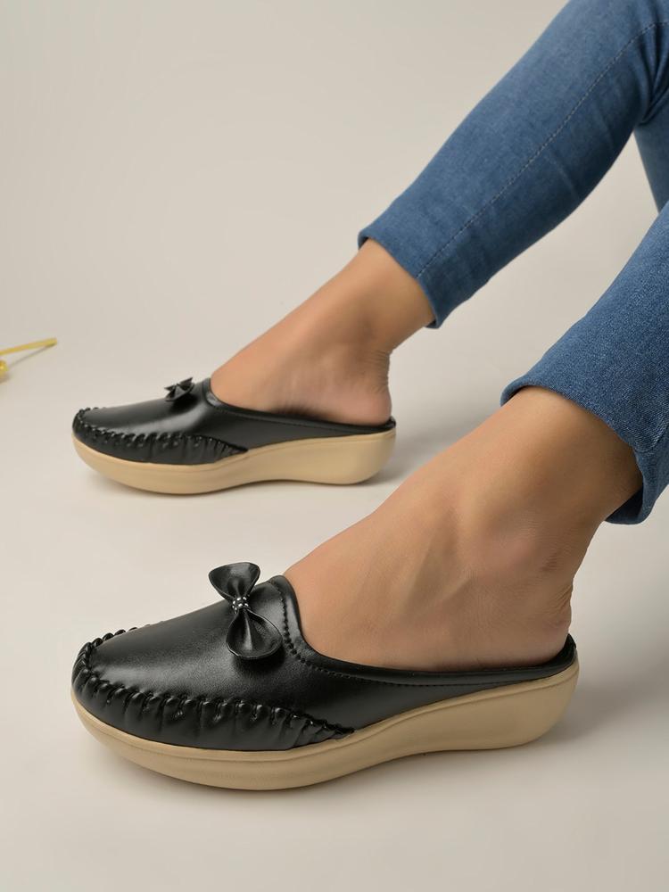 Shoetopia Women Round Toe Slip On Loafers