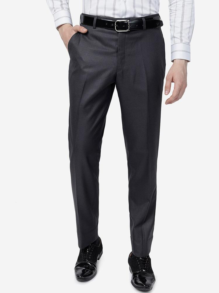 Greenfibre Men Mid-Rise Formal Trousers