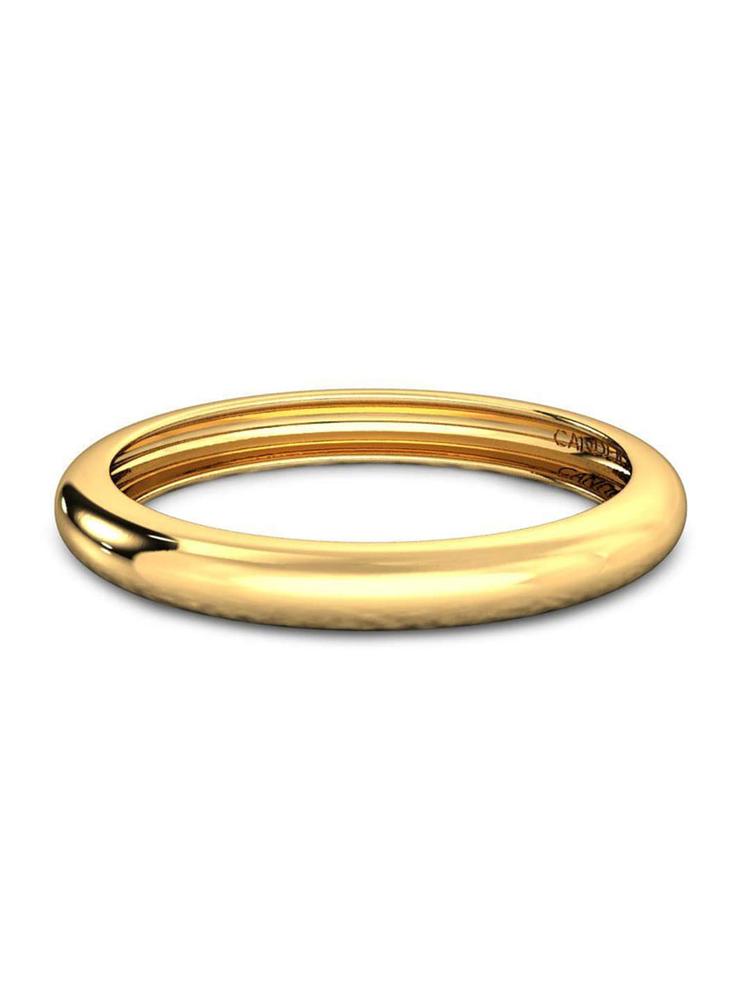 CANDERE A KALYAN JEWELLERS COMPANY Men 18KT Gold Fing Ring-1.33gm