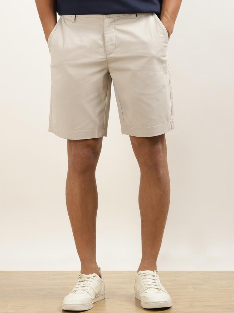 Andamen Men Mid-Rise Cotton Chino Shorts