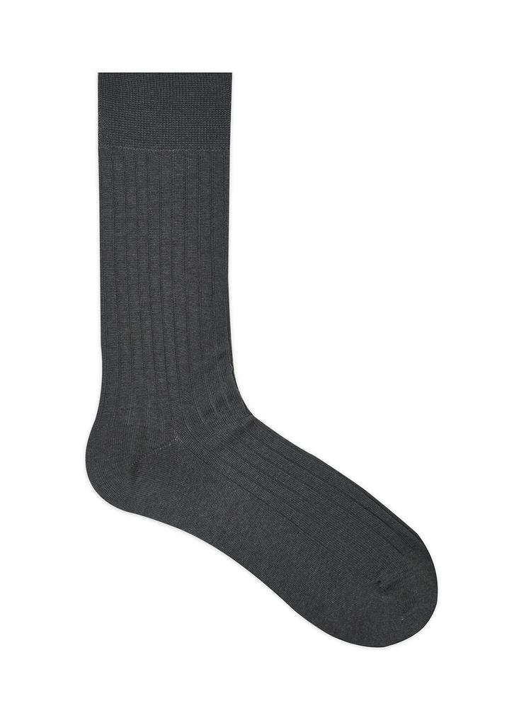 Balenzia Men Ribbed Calf Length Socks