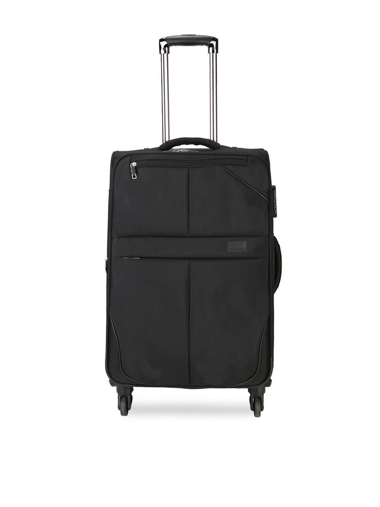 Nasher Miles Unisex Black Medium Trolley Bag