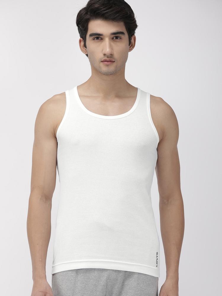 Levis Men Smartskin Technology Cotton Rib Vest with Tag Free Comfort #013