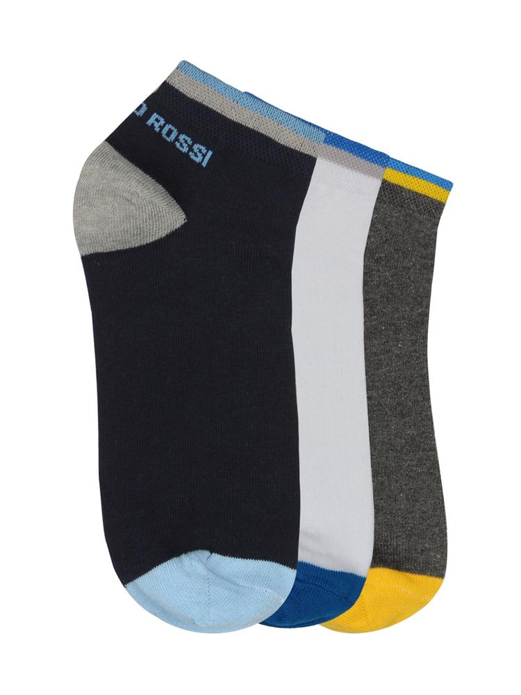 ROMEO ROSSI Men Pack of 3 Ankle-length Socks