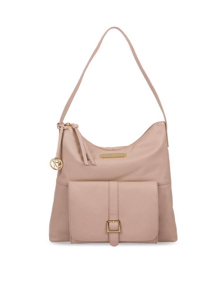 PURE LUXURIES LONDON Women Pink Solid Genuine Leather Imogen Tote Bag