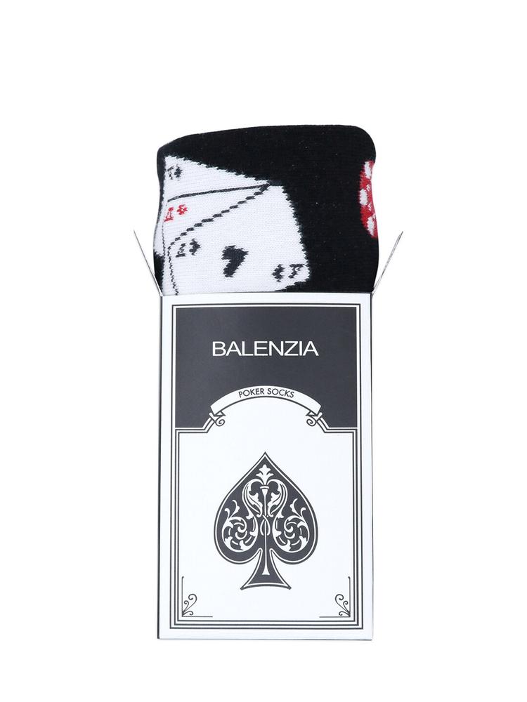 Balenzia Men Pack of 2 Assorted Calf-Length Socks