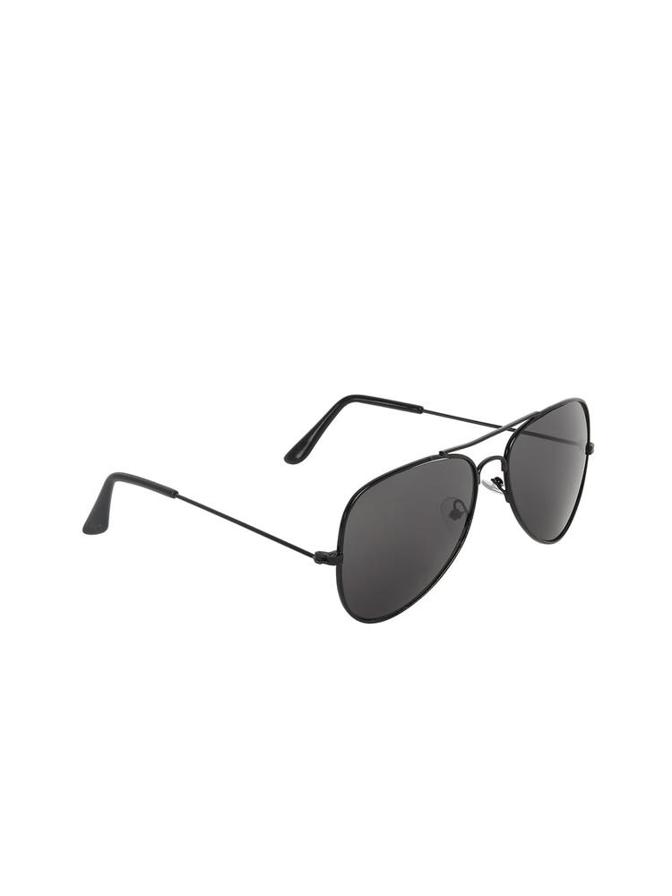 ALIGATORR Unisex Black UV Protected Lens Aviator Sunglasses ALI_AVI001A