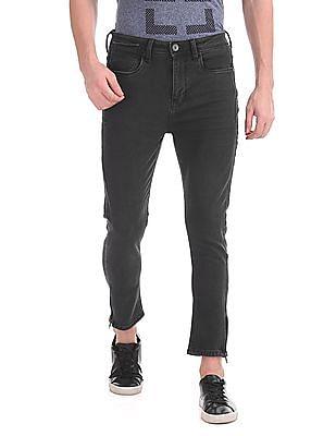 Carrot Tapered Fit Cropped Jeans