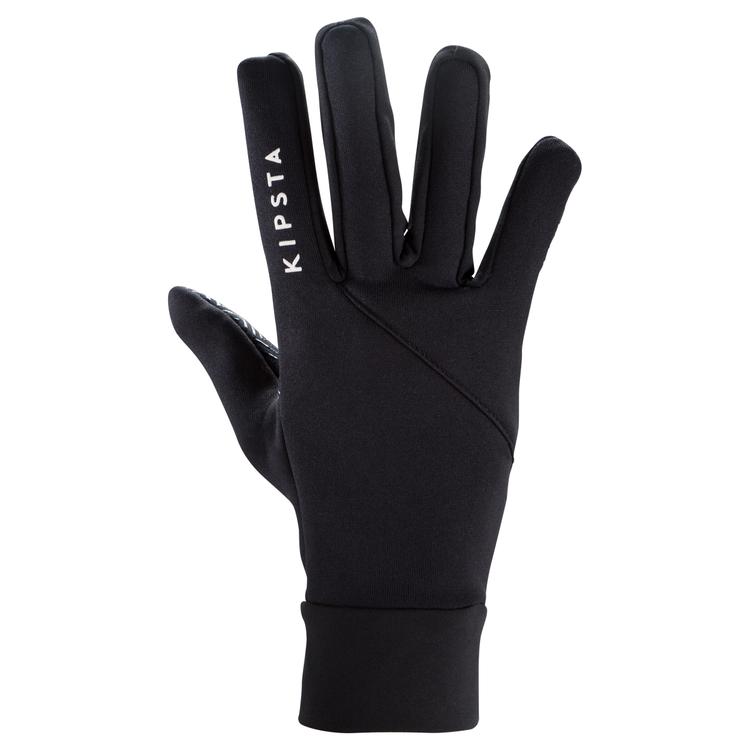 Adult Football Gloves KDRY 500 - Black