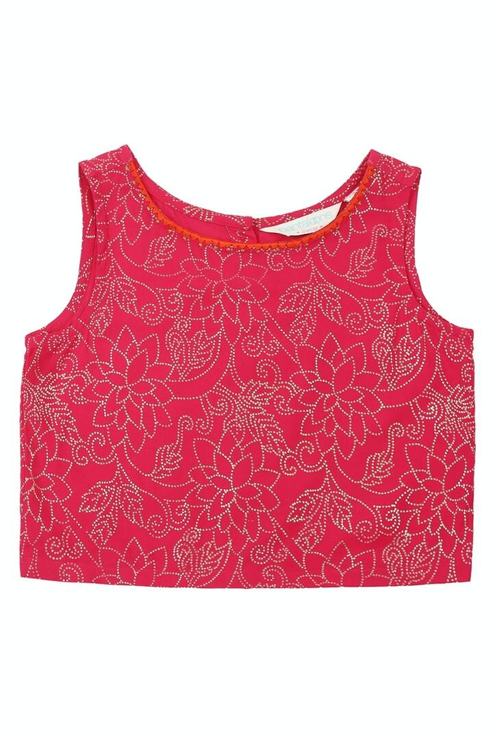Fuchsia Embroidered Lehenga Set