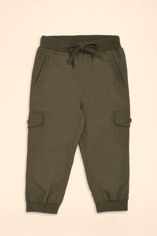 Brown Solid Trousers