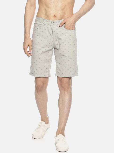 IVOC Grey Regular Fit Shorts