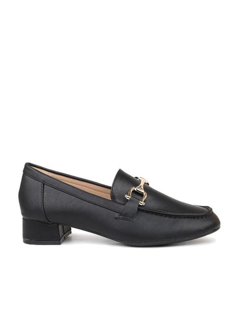Inc.5 Women's Black Casual Loafers