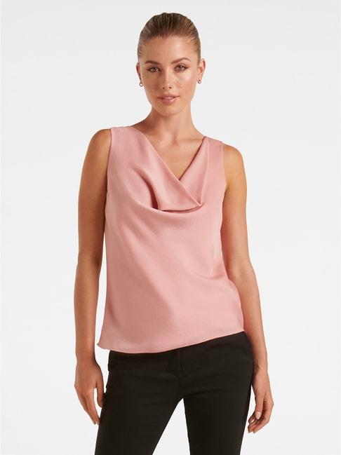 Forever New Peach Regular Fit Top