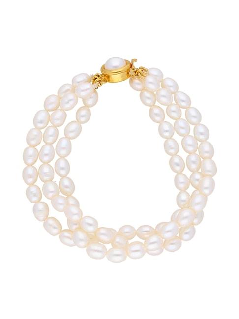 Sri Jagdamba Pearls White Alloy Classic Bracelet