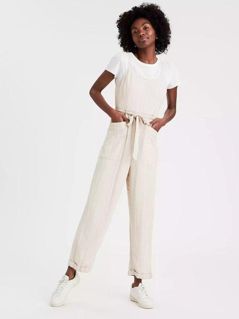 American Eagle Outfitters Beige Jumpsuit