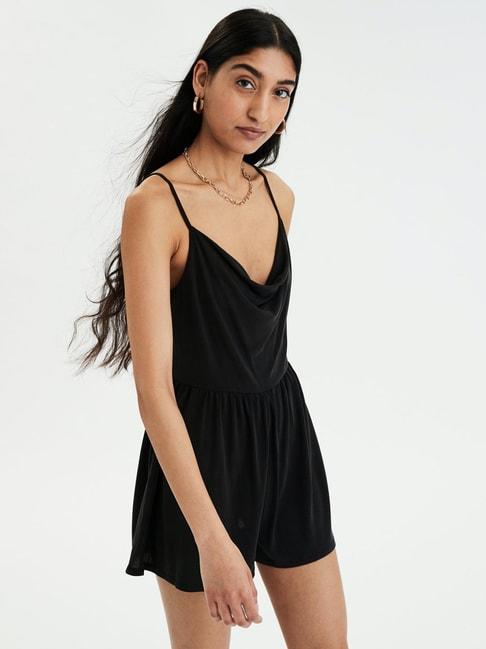 American Eagle Outfitters Black Romper