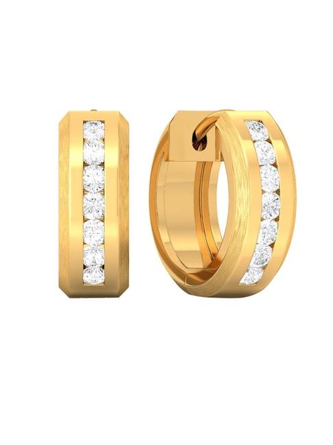 Melorra 18k Gold & Diamond Always In Fashion Earrings for Women
